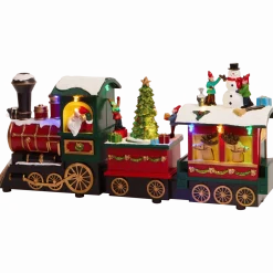 Trein kersttafereel