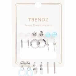 Trendz vergulde oorbellenset