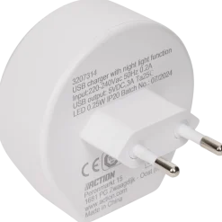 USB-C-lader met nachtlampje