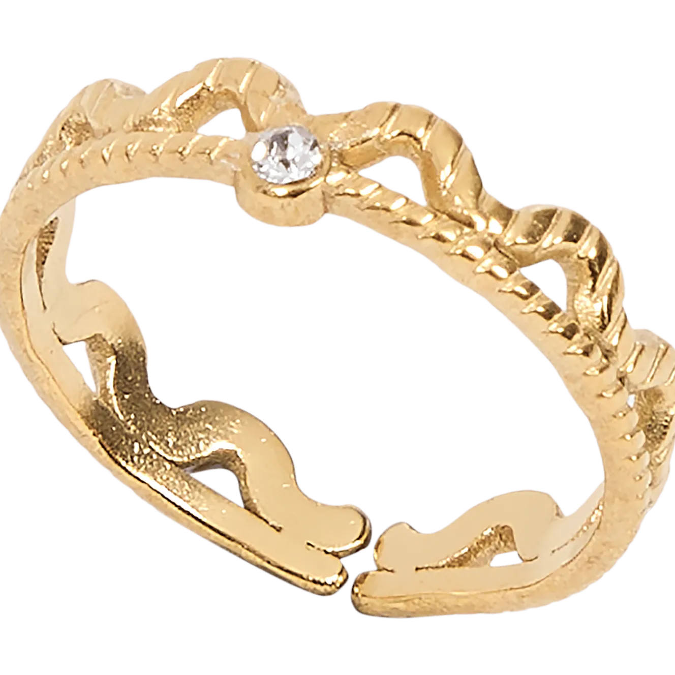 Vergulde ring