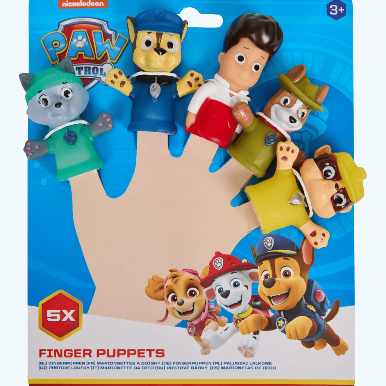 Vingerpoppen Paw Patrol