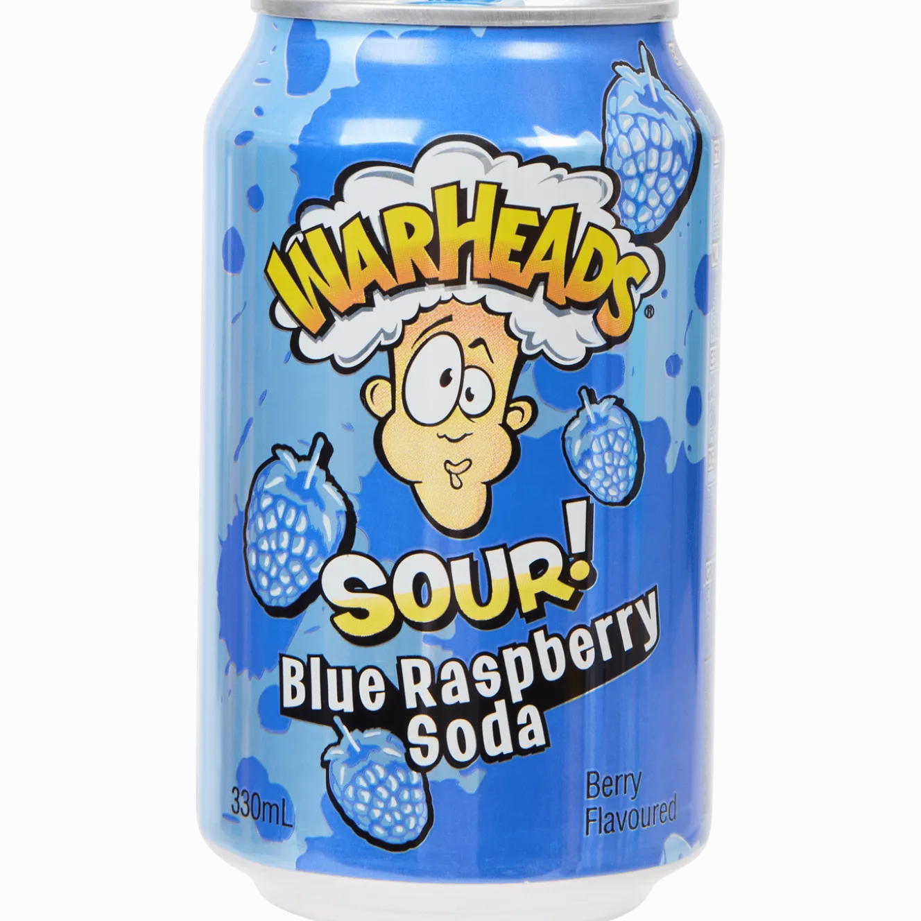 Warheads Sour soda Blue Raspberry