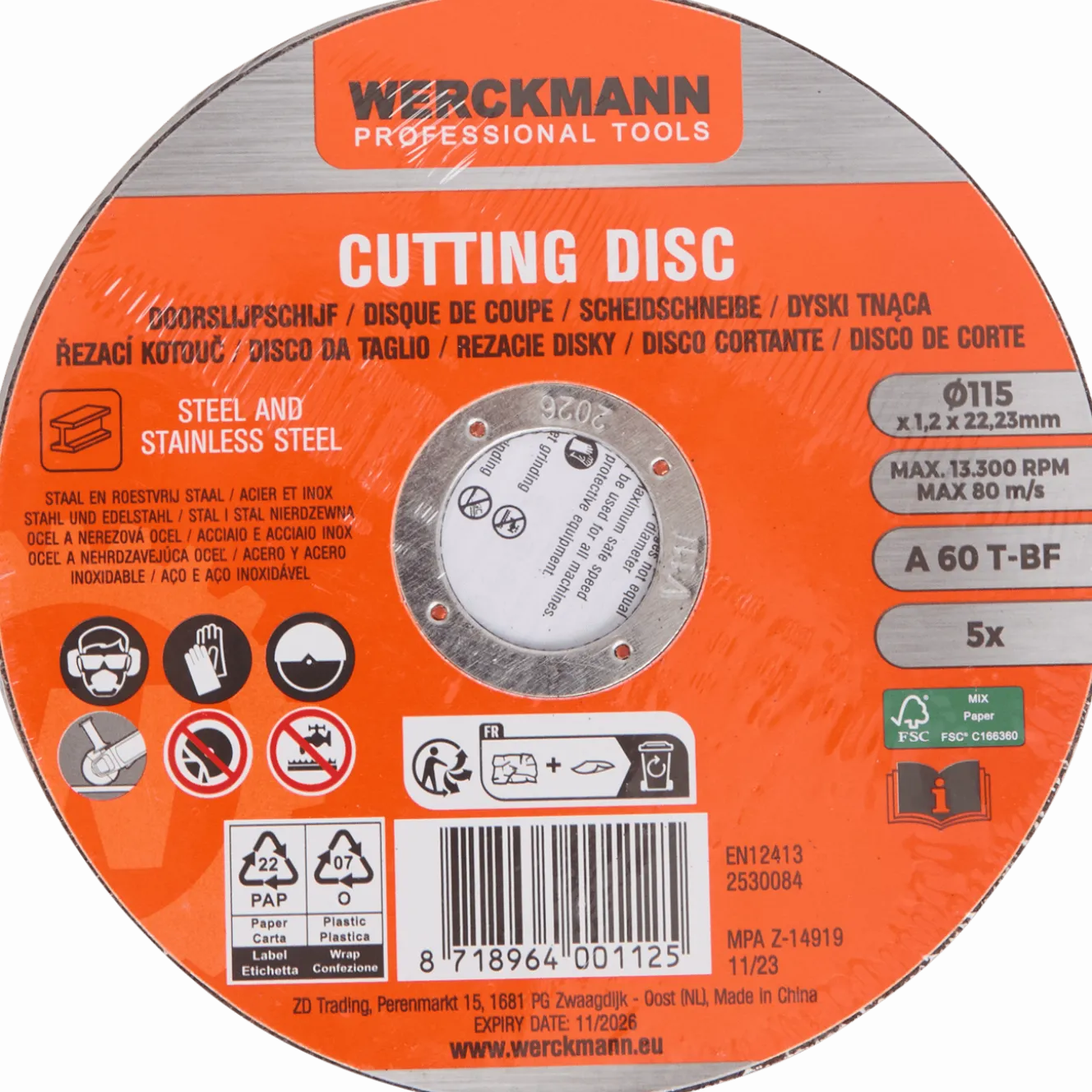 Werckmann doorslijpschijven